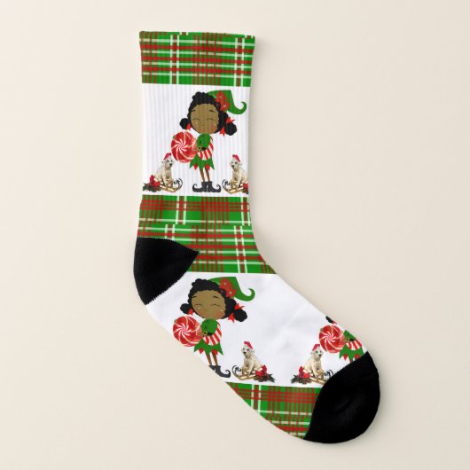 Chaussettes de Noël, Elfe Africain (Gauche intérieur)
