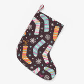 Chaussettes de Noël et flocons de neige : motif vi (Devant (Accrochage))