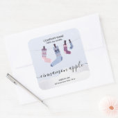 Chaussettes de Noël étiquette produit étiquette (Enveloppe)