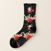 Chaussettes de Noël, Père Noël Bowling (Gauche - extérieur)