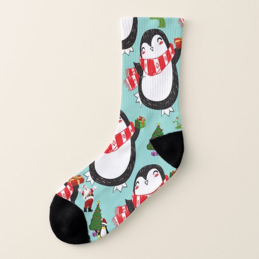 Chaussettes de Noël, Pingouin (Gauche - extérieur)
