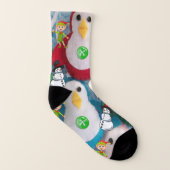 Chaussettes de Noël, Pingouin Snowman (Droite extérieur)