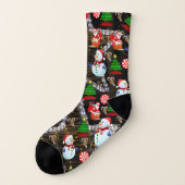 Chaussettes de Noël, Snowman (Gauche - extérieur)