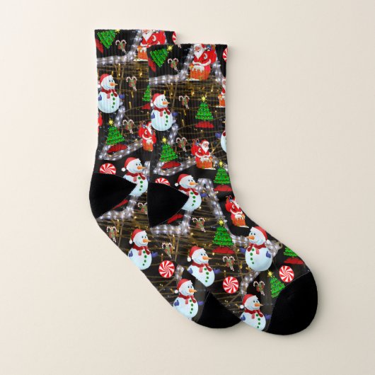 Chaussettes de Noël, Snowman (Paire)