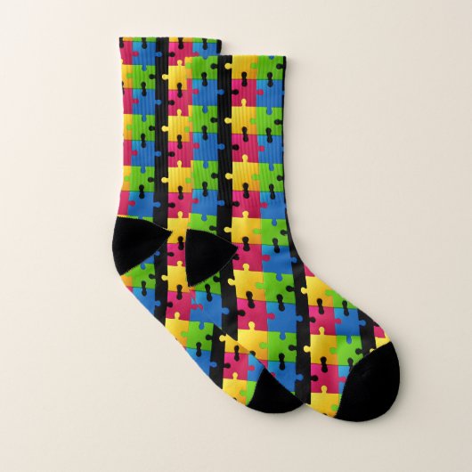 Chaussettes de sensibilisation sur l'autisme (Paire)