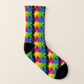 Chaussettes de sensibilisation sur l'autisme (Gauche intérieur)