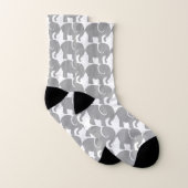 Chaussettes d'éléphant gris (Paire)