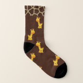Chaussettes d'équipage de girafes (Gauche intérieur)