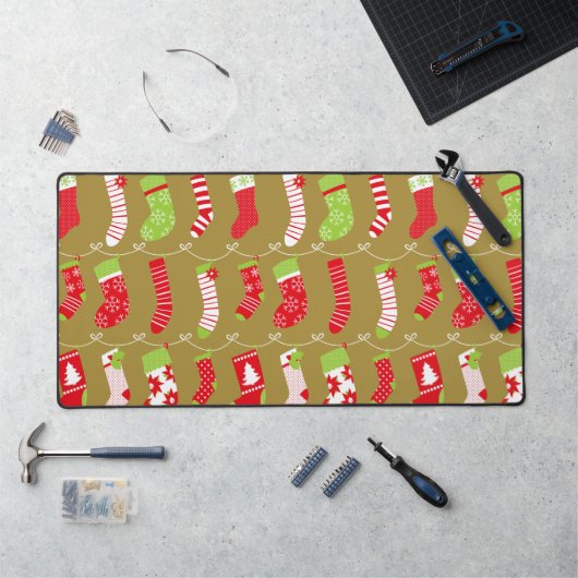 Chaussettes d'hiver rétro de Noël (Poste de travail)
