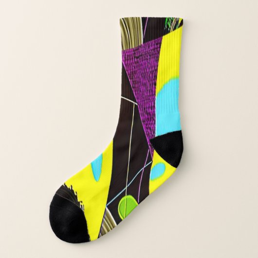 Chaussettes d'impression "Scrunchies" (Gauche - extérieur)