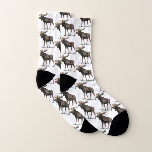 Chaussettes d'orignal sauvage (Paire)