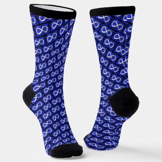 Chaussettes Drapeau Métis Personnaliser Chaussette (Angulaire)