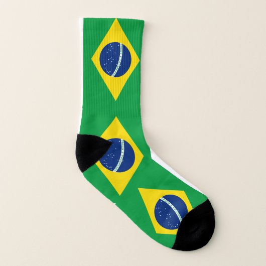 Chaussettes du drapeau brésilien (Droite extérieur)