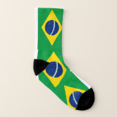 Chaussettes du drapeau brésilien (Gauche intérieur)