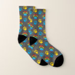 Chaussettes Empreintes de pattes Arc-en-ciel brill<br><div class="desc">Chaussettes Empreintes de pattes Arc-en-ciel brillantes</div>