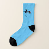 Chaussettes en wyrm Livre bleu (Gauche - extérieur)