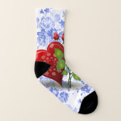 Chaussettes Hommes et Femmes Saint-Valentin (Gauche intérieur)