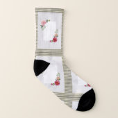Chaussettes Hommes Floral (Droite extérieur)