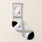 Chaussettes Hommes Floral (Gauche intérieur)