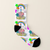 Chaussettes Joyeux Anniversaire Hommes et Femmes (Gauche intérieur)