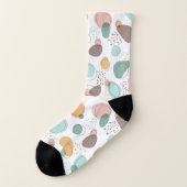 Chaussettes motifs de forme organique (Gauche - extérieur)