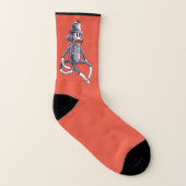 Chaussettes Orange femmes singes de soie (Gauche intérieur)