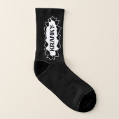 Chaussettes personnalisées avec nom ou expression  (Droite extérieur)