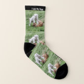 Chaussettes Personnalisées Avec Photos De Chien - (Droite extérieur)