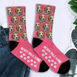 Chaussettes personnalisées pour chien photo pour a<br><div class="desc">Célébrez votre amour pour votre ami en fureur avec nos adorables Chaussettes Photo Chien! Conçues pour les amoureux de les chiens, ces chaussettes sont le moyen parfait pour garder votre chiot près, même quand elles ne sont pas à vos côtés. Avec l'expression "Ne marchez jamais seul", ces chaussettes vous rappellent...</div>