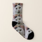 Chaussettes Photo Cute Custom Cat (Droite extérieur)