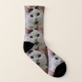 Chaussettes Photo Cute Custom Cat (Gauche intérieur)