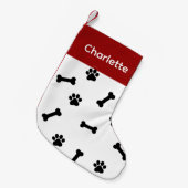 Chaussettes pour chien customisé - Mettez votre ch (Devant (Accrochage))