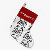 Chaussettes pour chien de Poméranie Customisées Ch (Devant (Accrochage))