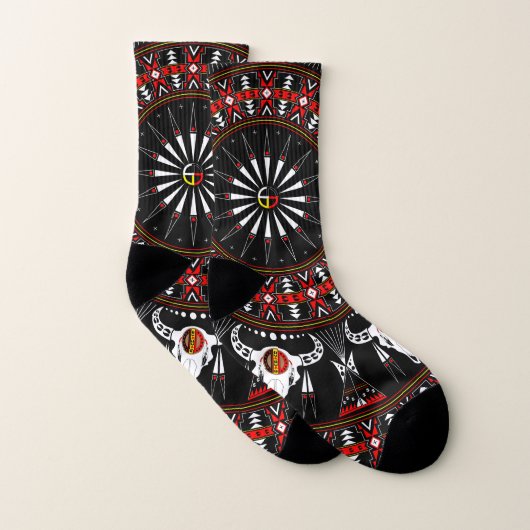 Chaussettes pour hommes et femmes (Buffalo Spirit) (Paire)