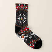 Chaussettes pour hommes et femmes (Buffalo Spirit) (Gauche intérieur)
