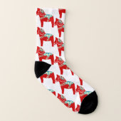 Chaussettes rouges de cheval de Dala (Gauche intérieur)