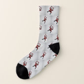 Chaussettes Santa All-Over-Print (Gauche - extérieur)