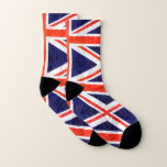 Chaussettes tout imprimées<br><div class="desc">Conception Union Jack pour Chaussettes Homme</div>