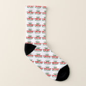Chaussettes Trump 2024 Joyeux Noël (Gauche intérieur)