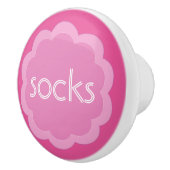 Chaussettes Vêtements organisation bouton de fleur (Droite)