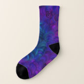 Chaussettes violettes et bleues qui tourbillonnent (Gauche - extérieur)