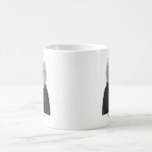 CHAUSSEUR CHAT Mug blanc + Texte (Centre)