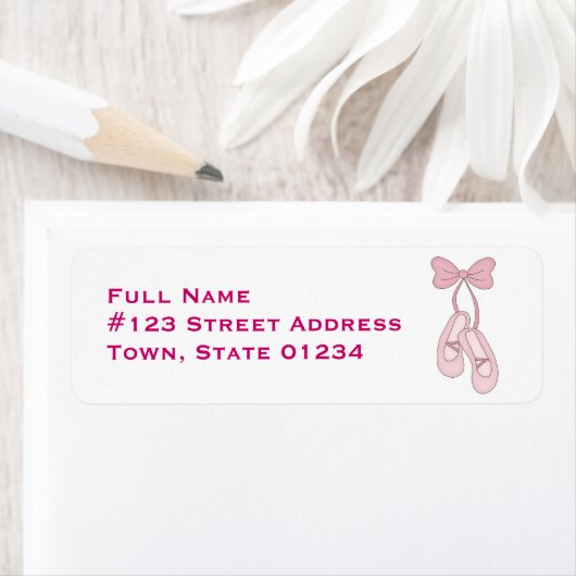 Chaussons de ballet Étiquette (En situation)