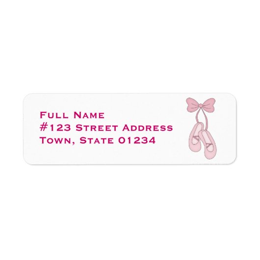 Chaussons de ballet Étiquette (Devant)