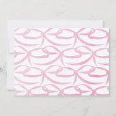 Chaussons de Ballet Rose Invitation de fête d'anni (Dos)