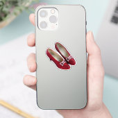 Chaussons Rouges Ruby Chaussures Sticker en Vinyl (Téléphone)