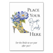 Chaussure à talon élevé Placez votre carte de rece (Dos)