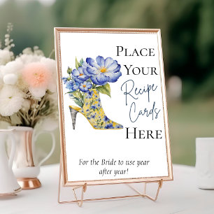 Chaussure à talon élevé Placez votre carte de rece