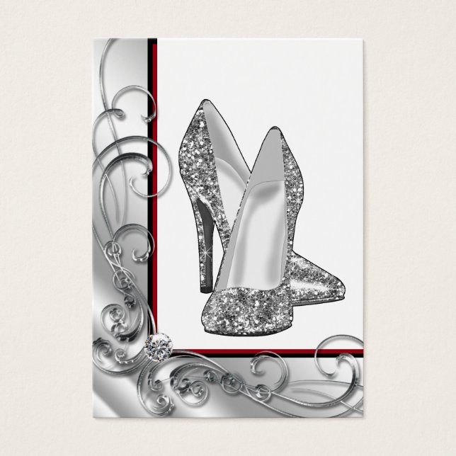 Chaussure à talon haut pailletée (Devant)