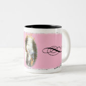 Chaussure de Pointe de ballet avec la tasse rose (Devant droit)